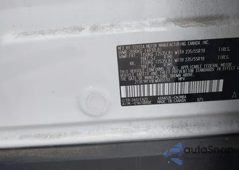 2020 Toyota Rav4 Xle Premium z USA, uszkodzony, nr VIN 2T3C1RFV9LW065513